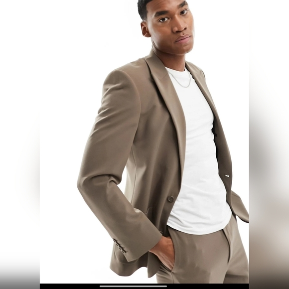New Asos Slim Fit Men's  Blazer Size 46 - Picture 2 of 4